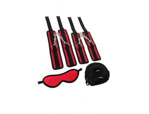 Anonymo bandage set, polyester, red