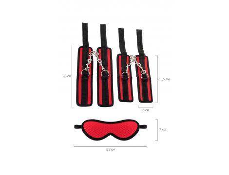 Anonymo bandage set, polyester, red - 9