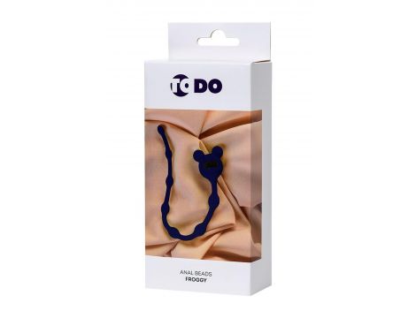 ToDo Froggy anal beads blue - 3