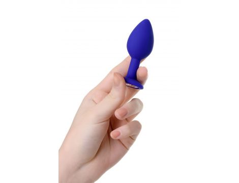 Korek analny miniaturowy ToDo Brilliant Blue niebieski 7 cm wodoodporny - 4