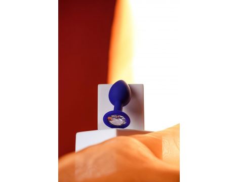Korek analny miniaturowy ToDo Brilliant Blue niebieski 7 cm wodoodporny - 8