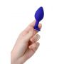 Korek analny miniaturowy ToDo Brilliant Blue niebieski 7 cm wodoodporny - 5