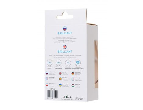 Korek analny miniaturowy ToDo Brilliant niebieski - 6