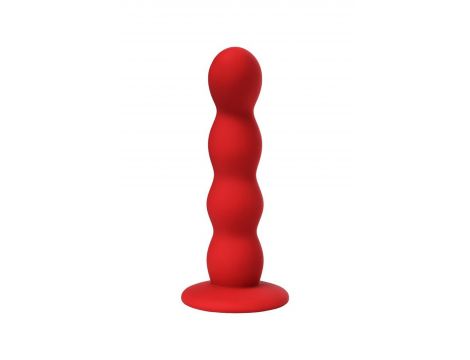 Dildo analne małe faliste czerwone Favorite ToDo z przyssawką - 6