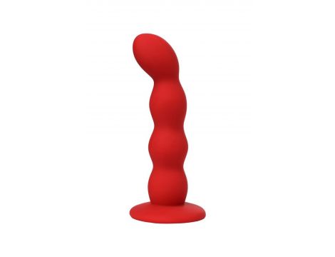 Dildo analne małe faliste czerwone Favorite ToDo z przyssawką - 7