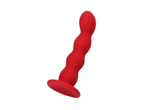 Dildo analne małe faliste czerwone Favorite ToDo z przyssawką - 2