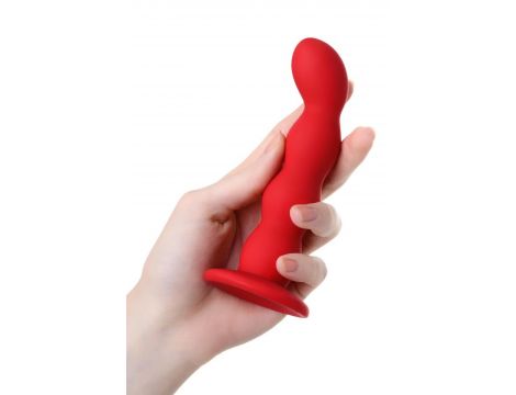 Dildo analne małe faliste czerwone Favorite ToDo z przyssawką - 3