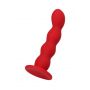 Dildo analne małe faliste czerwone Favorite ToDo z przyssawką - 3