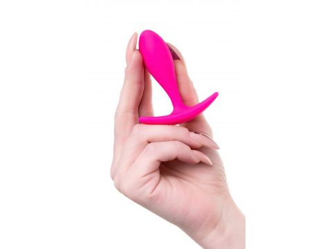 Mały korek analny ToDo Hub różowy wodoodporny 7 cm - 5