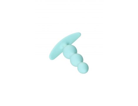 ToDo by Toyfa Anal plug Triple, silicone, mint, 10.5 cm, O 2.4 cm