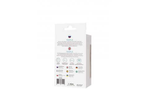 ToDo by Toyfa Anal plug Triple, silicone, mint, 10.5 cm, O 2.4 cm - 4