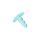 ToDo by Toyfa Anal plug Triple, silicone, mint, 10.5 cm, O 2.4 cm