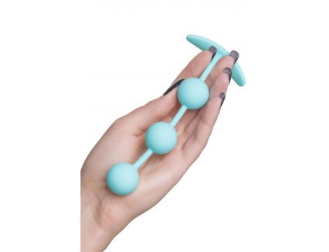 ToDo by Toyfa Anal plug Triplex, silicone, mint, 15 cm, O 2.5 cm - 4