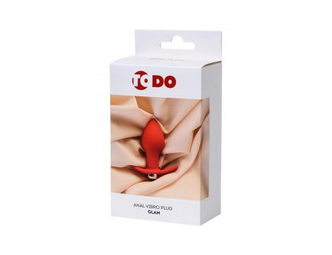 ToDo Glam Red Anal Vibro Plug - 7