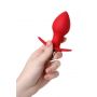 ToDo Glam Red Anal Vibro Plug - 6