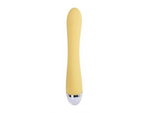Wibrator króliczek Flovetta Aster silikonowy żółty USB 22 cm