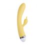 Wibrator króliczek Flovetta Aster silikonowy żółty USB 22 cm - 6