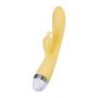 Wibrator króliczek Flovetta Aster silikonowy żółty USB 22 cm - 8