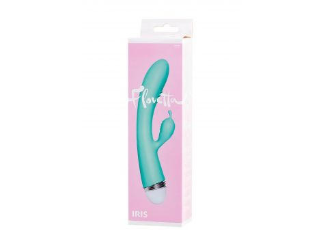 Wibrator króliczek Flovetta Iris silikonowy miętowy USB 22 cm - 8