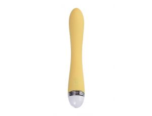 Wibrator punktu G Flovetta Calla silikonowy żółty USB 22 cm