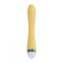 Wibrator punktu G Flovetta Calla silikonowy żółty USB 22 cm - 2