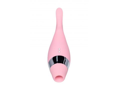 Multifunctional erogenous zone stimulator Flovetta by Toyfa DAHLIA, silicone, pink, 14 cm - 4
