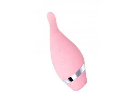 Multifunctional erogenous zone stimulator Flovetta by Toyfa DAHLIA, silicone, pink, 14 cm - 2