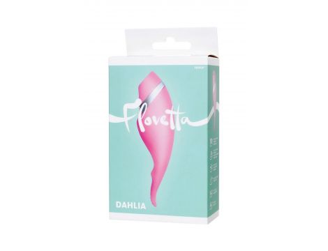 Multifunctional erogenous zone stimulator Flovetta by Toyfa DAHLIA, silicone, pink, 14 cm - 13