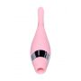 Multifunctional erogenous zone stimulator Flovetta by Toyfa DAHLIA, silicone, pink, 14 cm - 5