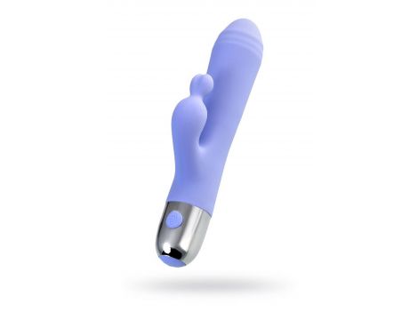 Wibrator króliczek Flovetta Crocus silikonowy fioletowy 17.5 cm USB