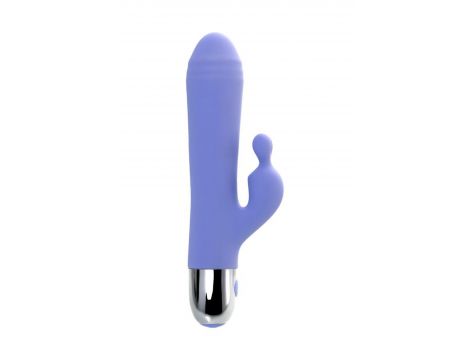 Wibrator króliczek Flovetta Crocus silikonowy fioletowy 17.5 cm USB - 6