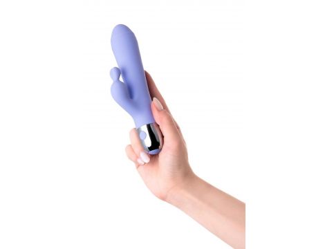 Wibrator króliczek Flovetta Crocus silikonowy fioletowy 17.5 cm USB - 5