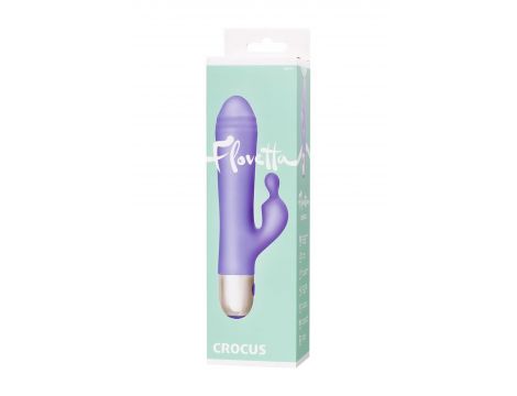 Wibrator króliczek Flovetta Crocus silikonowy fioletowy 17.5 cm USB - 11
