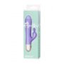Wibrator króliczek Flovetta Crocus silikonowy fioletowy 17.5 cm USB - 12