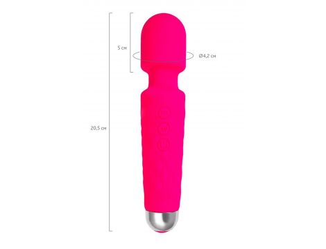 Masażer wibrujący Flovetta Peony silikonowy różowy USB 20.5 cm - 4