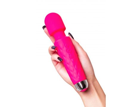 Masażer wibrujący Flovetta Peony silikonowy różowy USB 20.5 cm - 2