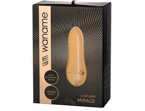 Stymulator łechtaczki Mirage WANAME DSPLASH złoty USB 9 cm