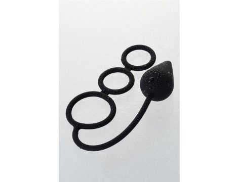 EROTIST Butt plug with an erection ring (M) - 5