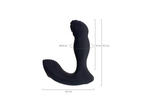 Prostate vibration stimulator with remote control Erotist Mounto, silicone, 13.2 cm - 7