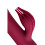 Vibrator with clitoral stimulator L'EROINA by TOYFA Sangra, silicone, burgundy, 20.5 cm - 10
