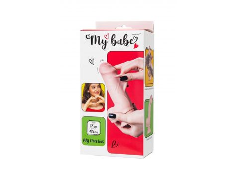Dildo realistyczne My Babe by RealStick cieliste TPE 17 cm - 13