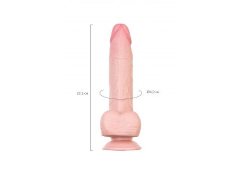 Dildo realistyczne My Babe by RealStick cieliste TPE 22 5 cm - 7