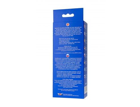 ToyFa XLover, Penis sleeve, for enlargement, TPE, transparent black, 10,5 cm - 5