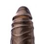 ToyFa XLover, Penis sleeve, for enlargement, TPE, transparent black, 15,5 cm - 9