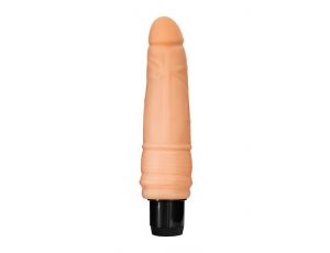 Wibrator realistyczny A Toys z pierścieniami 19 cm
