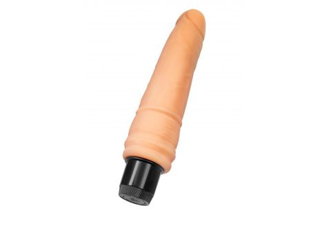 Wibrator realistyczny A Toys z pierścieniami 19 cm - 4