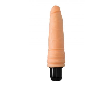 Wibrator realistyczny A Toys z pierścieniami 19 cm - 3