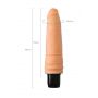 Wibrator realistyczny A Toys z pierścieniami 19 cm - 7
