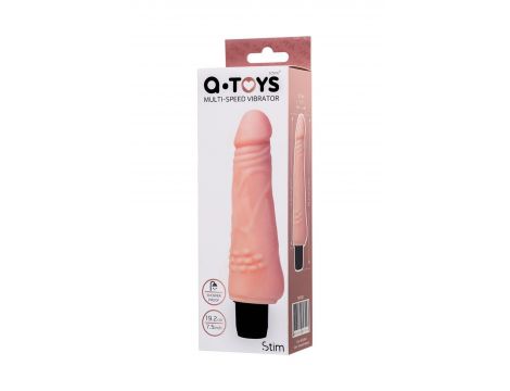 Wibrator realistyczny wielostopniowy A-Toys TPE 16 cm - 8