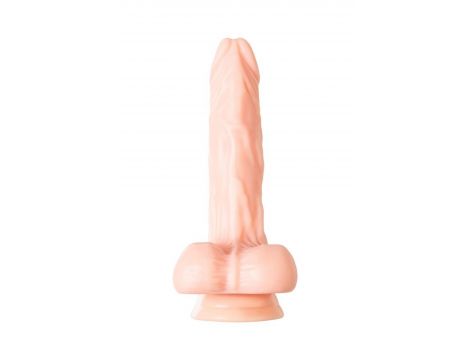 A-TOYS, Realistic Dildo, TPE, Flesh, 14 cm - 4